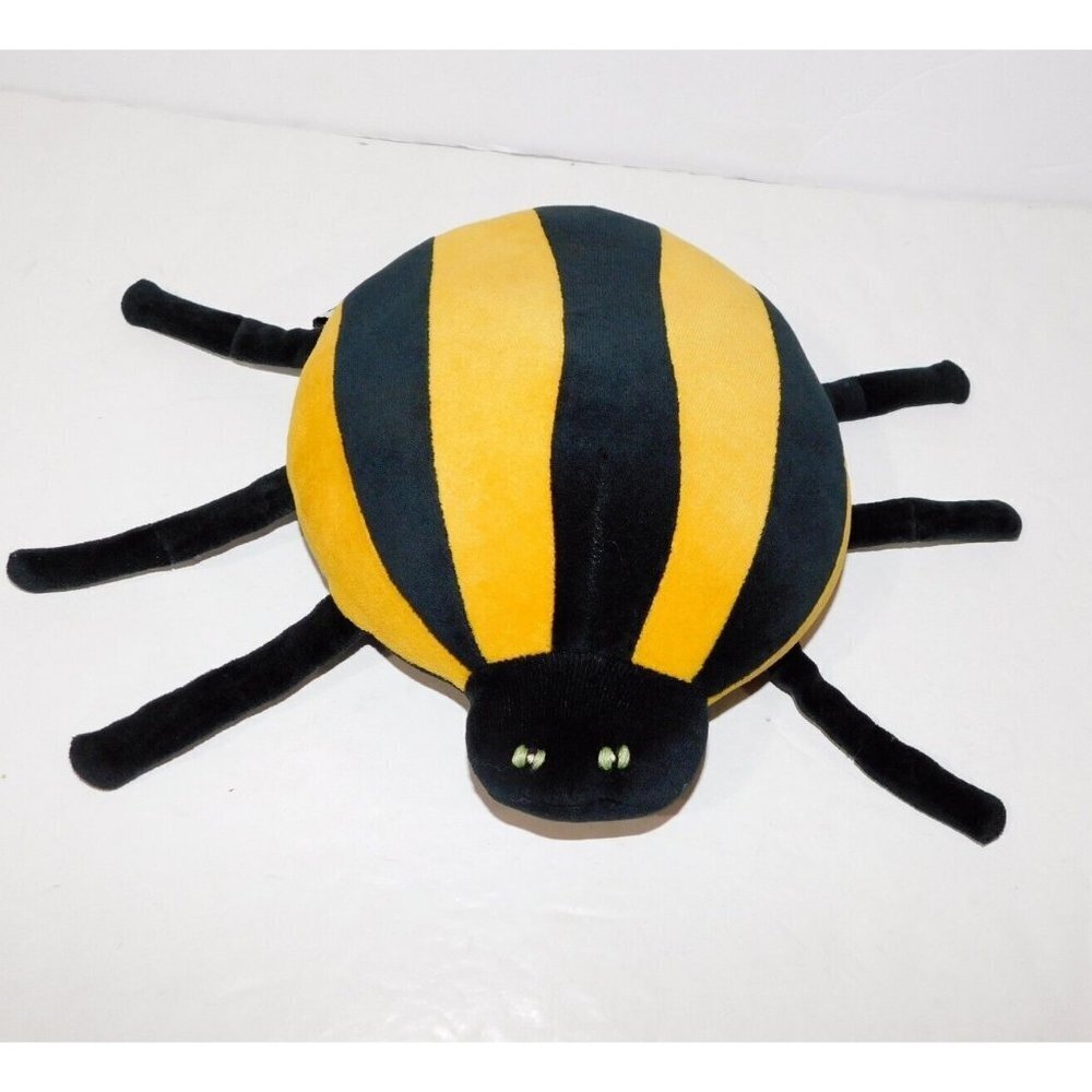 VTG 2000 Scary Stories 16" Plush Yellow Black UH NO BED BUGS stuffed Toy Insect